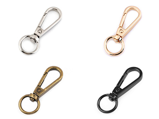 Metal Snap Swivel Hook / Carabiner, 12 mm