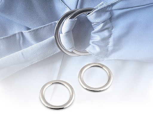 Metalni plosnati prsten/kopča Ø 28 mm