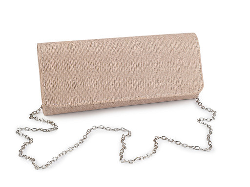 Borsa a mano - pochette, con dettagli in lurex