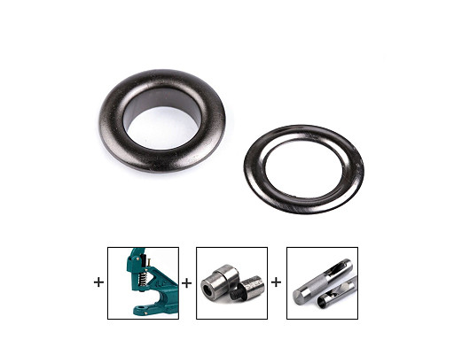 Occhiello, dimensioni interne: Ø 12 mm / dimensioni esterne: Ø 21 mm, lucido