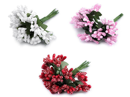 Pistilos florales en alambre