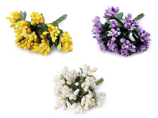 Pistilos florales en alambre