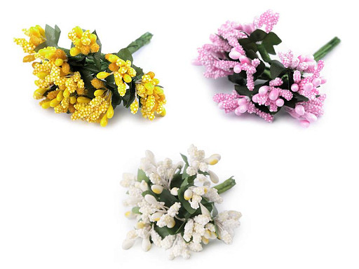 Pistilos florales en alambre