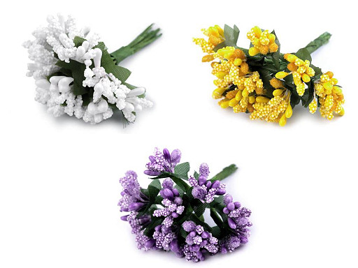 Pistilos florales en alambre