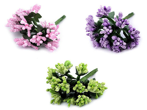 Květinové pestíky na drátku / vývazek