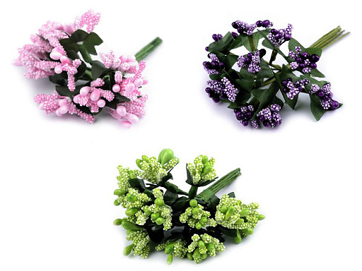 Květinové pestíky na drátku / vývazek