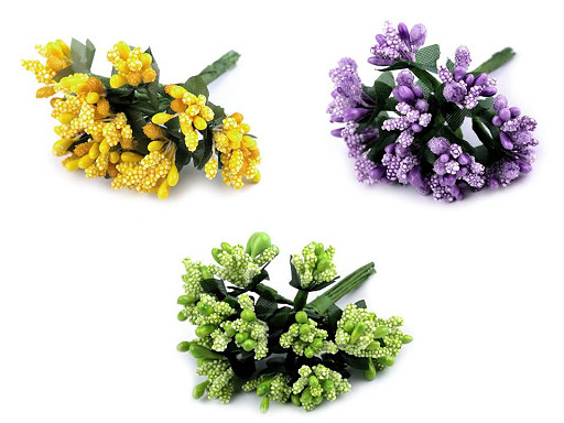 Květinové pestíky na drátku / vývazek