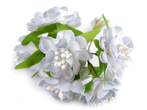 Fleurs artificielles sur fil métallique