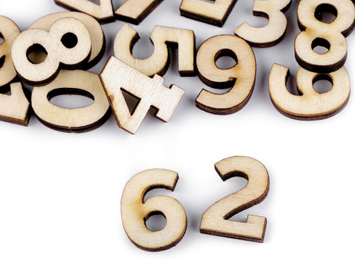 Wooden Numbers small