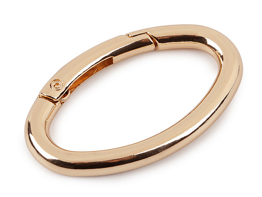 Karabína oválna na kabelky / krúžok na kľúče 