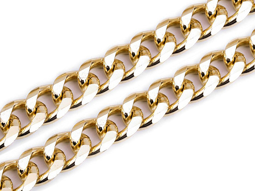 Flat Metal Chain, width 14 mm