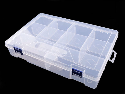 Plastic Storage Box Organizer / Case 6x20x30 cm