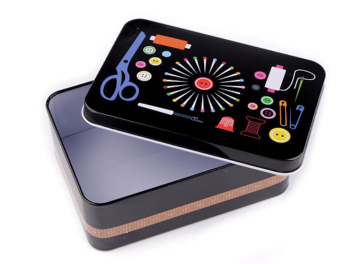 Plechov krabika na it