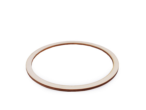 Wooden circle hoop Ø12 cm flat