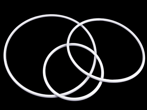 Plastic Circle Ring Set of 3 pcs
