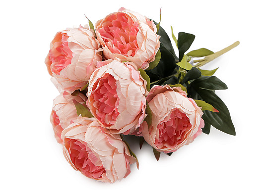 Umelá kytica pivonka