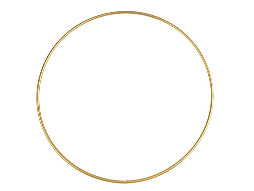 Kovový kruh na lapač snov / na dekorovanie Ø30 cm