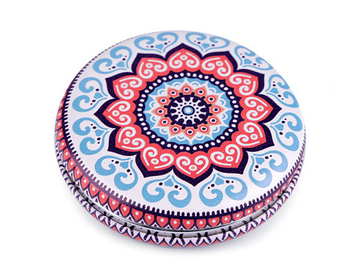 Specchio tascabile, motivo: mandala