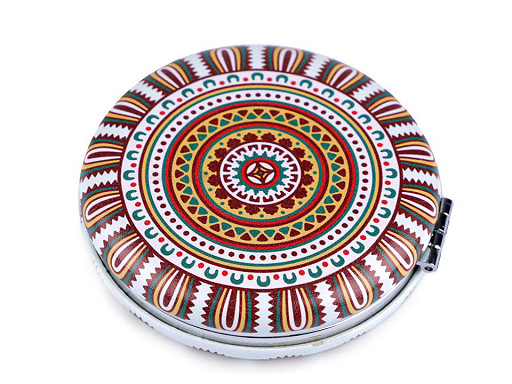 Specchio tascabile, motivo: mandala
