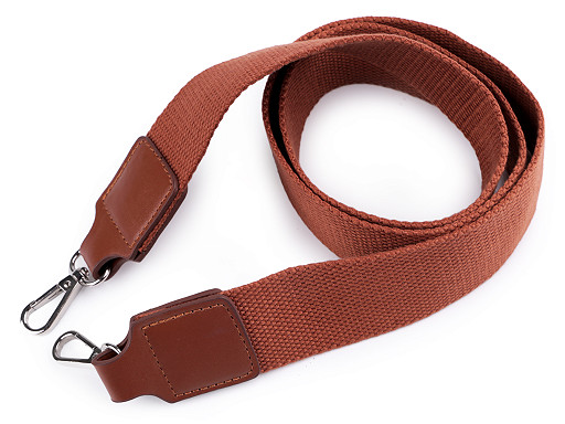 Textilní ucho / popruh na tašku s karabinami délka 113 cm