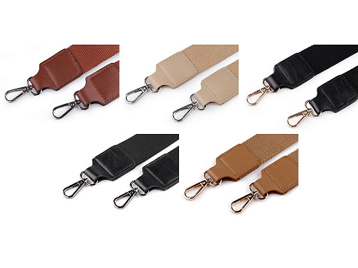 Ucho do torby tekstylne z karabińczykami szerokość 3,8 cm