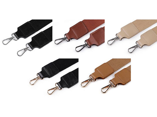 Curea textilă cu carabine pentru geantă latime 3,8 cm