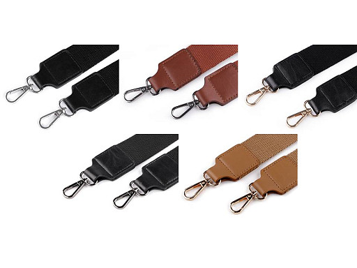 Curea textilă cu carabine pentru geantă latime 3,8 cm