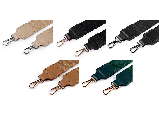 Shoulder Handbag Strap with Hooks, width 3.8 cm