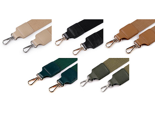 Bandoulière avec mousquetons, largeur 3,8 cm