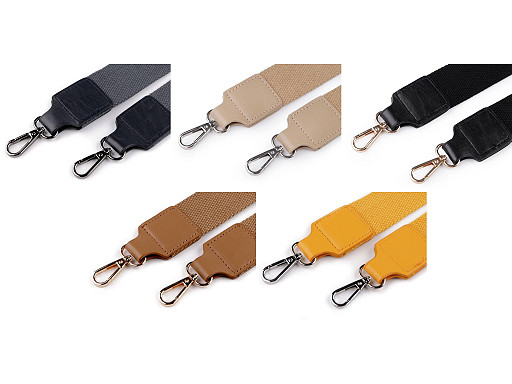 Textil táskafül / heveder karabinerrel szélessége 3,8 cm