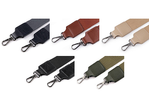 Tracolla per borsa con gancetti, larghezza: 3,8 cm