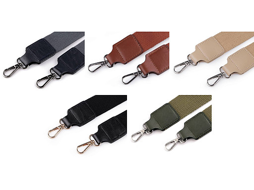 Tracolla per borsa con gancetti, larghezza: 3,8 cm