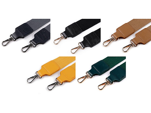 Tracolla per borsa con gancetti, larghezza: 3,8 cm