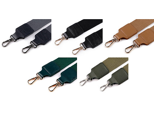 Popruh na tašku s karabinami šíře 3,8 cm