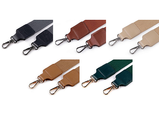 Popruh na tašku s karabínami šírka 3,8 cm