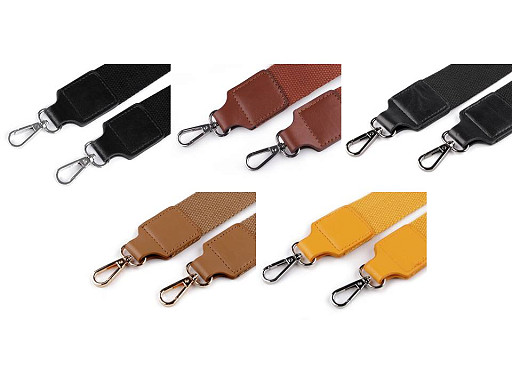 Curea textilă cu carabine pentru geantă latime 3,8 cm