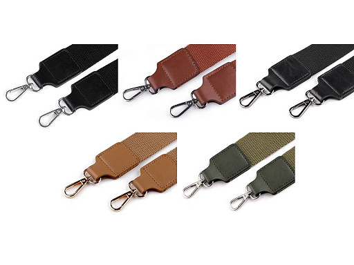 Popruh na tašku s karabinami šíře 3,8 cm