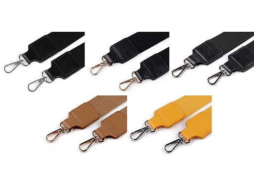 Curea textilă cu carabine pentru geantă latime 3,8 cm