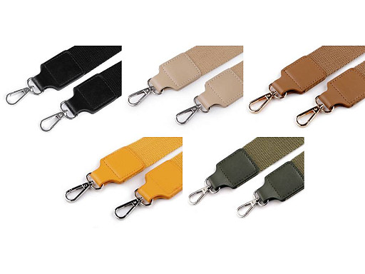 Textil táskafül / heveder karabinerrel szélessége 3,8 cm