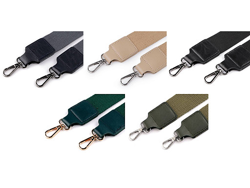 Popruh na tašku s karabínami šírka 3,8 cm