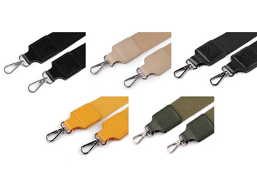 Popruh na tašku s karabinami šíře 3,8 cm