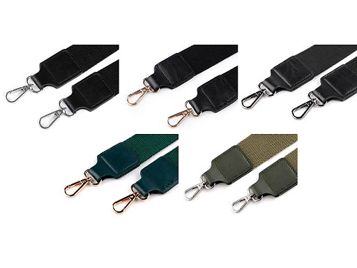 Curea textilă cu carabine pentru geantă latime 3,8 cm