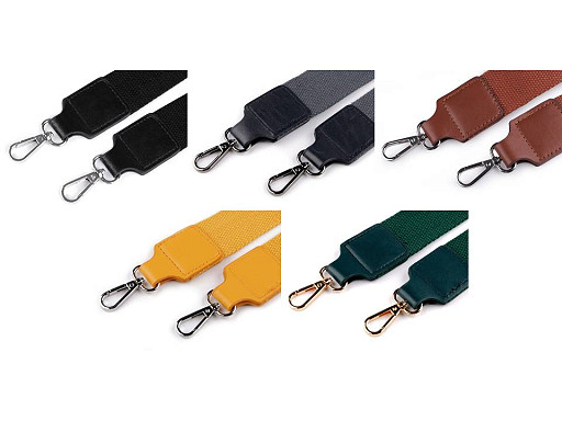 Tracolla per borsa con gancetti, larghezza: 3,8 cm