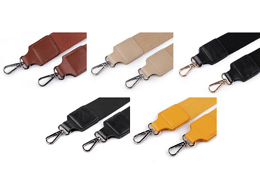 Textil táskafül / heveder karabinerrel szélessége 3,8 cm