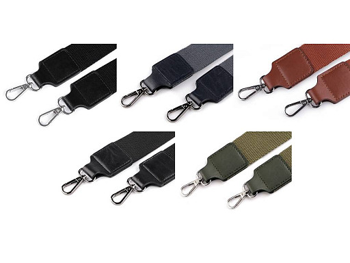 Popruh na tašku s karabínami šírka 3,8 cm