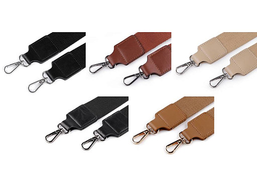 Curea textilă cu carabine pentru geantă latime 3,8 cm