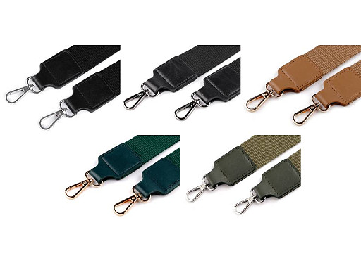 Curea textilă cu carabine pentru geantă latime 3,8 cm