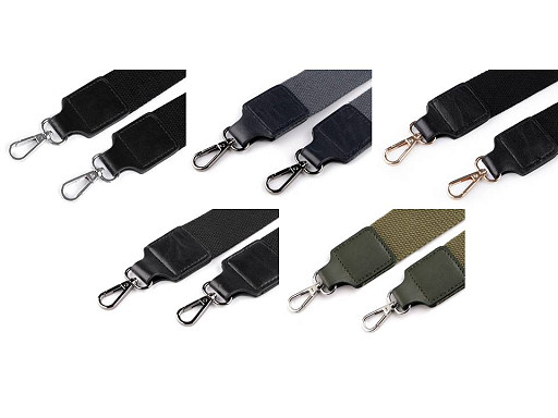 Popruh na tašku s karabinami šíře 3,8 cm