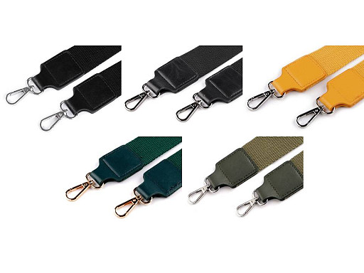 Curea textilă cu carabine pentru geantă latime 3,8 cm