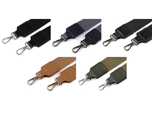 Tracolla per borsa con gancetti, larghezza: 3,8 cm